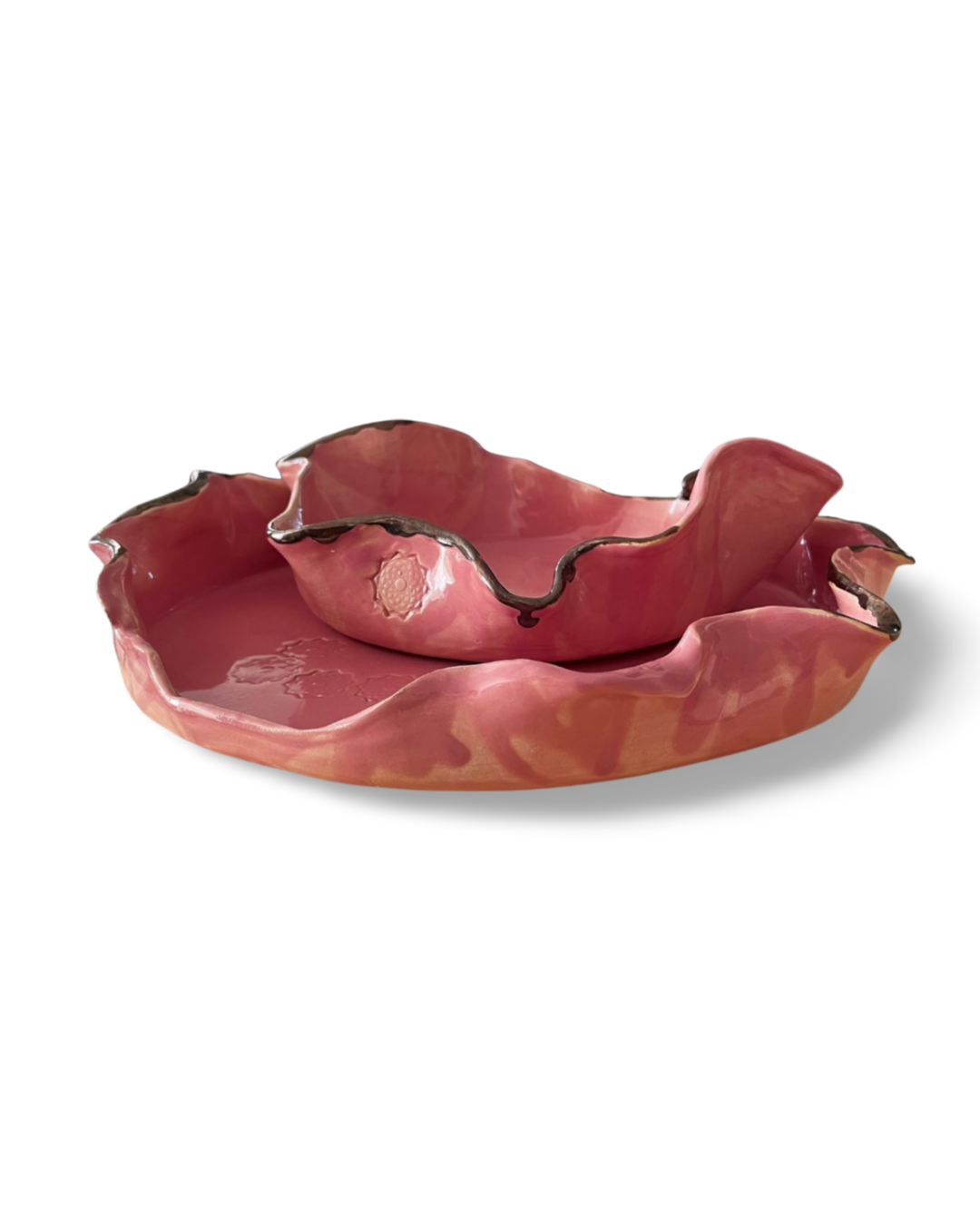Lotus Plate Set of 2
