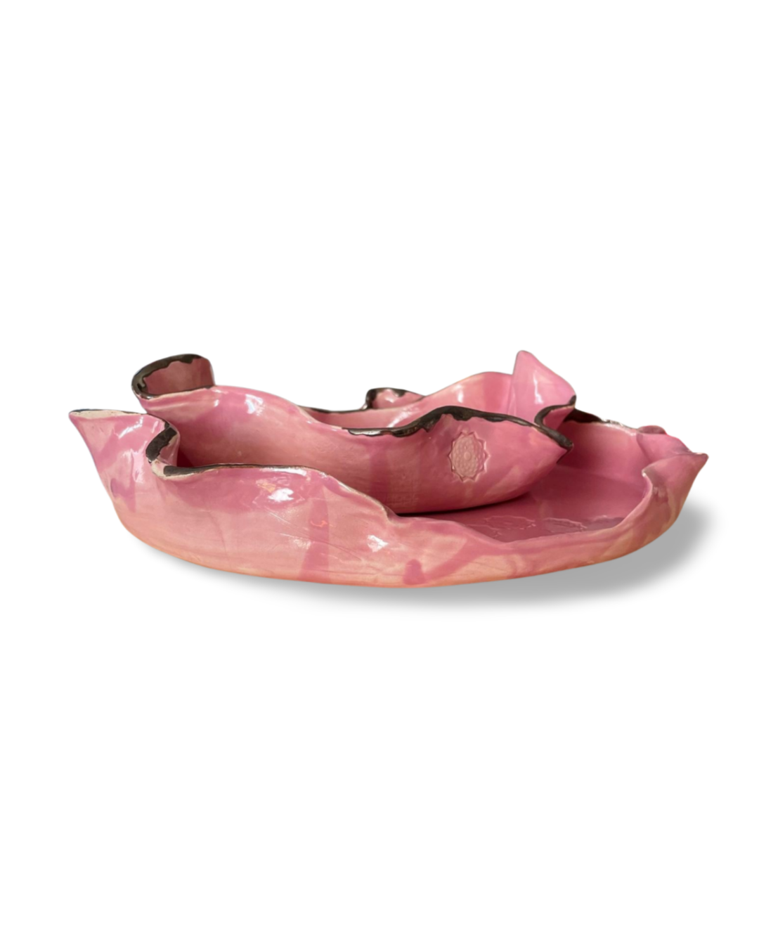 Lotus Plate Set of 2