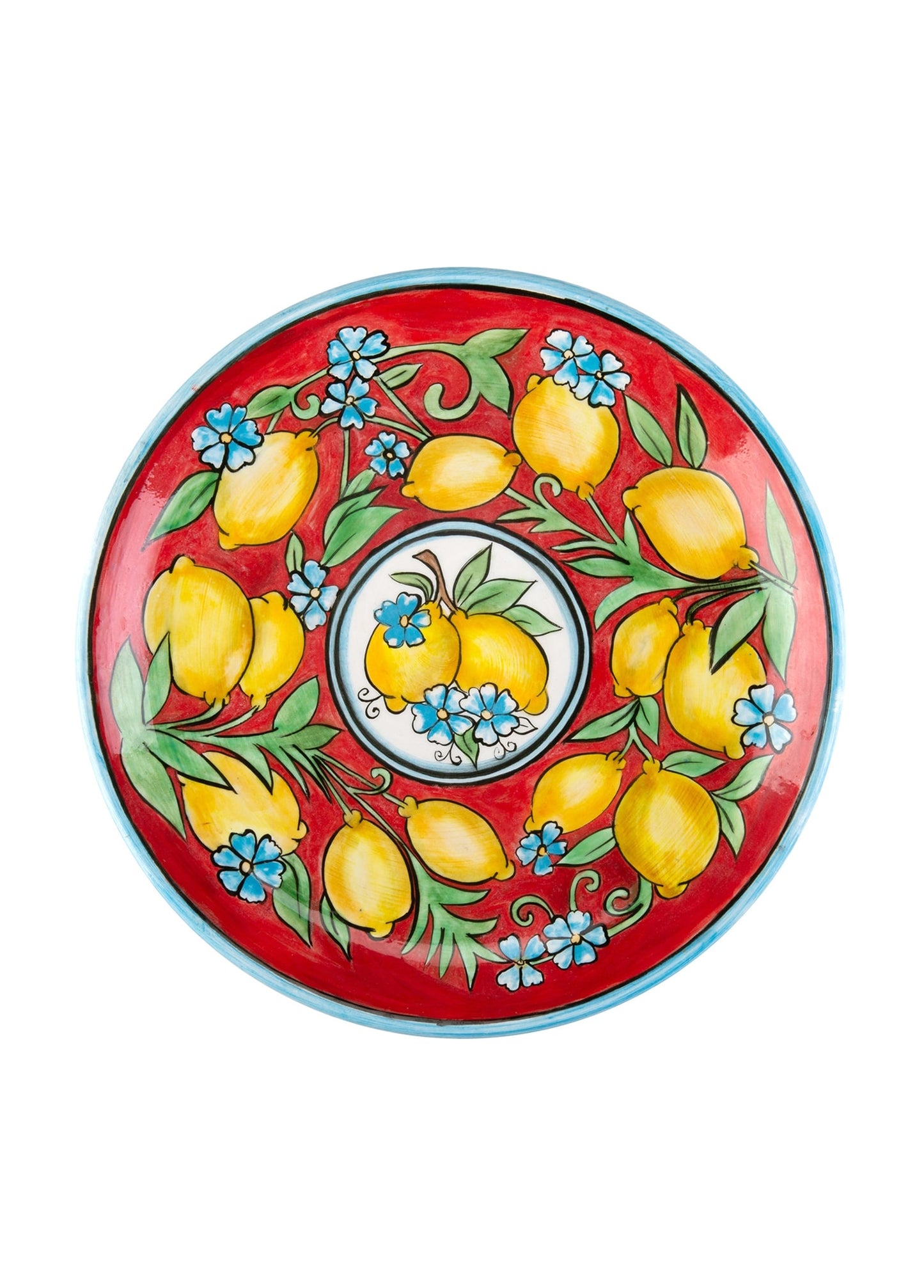 Seramik Kırmızı Yemek Tabağı 30cm