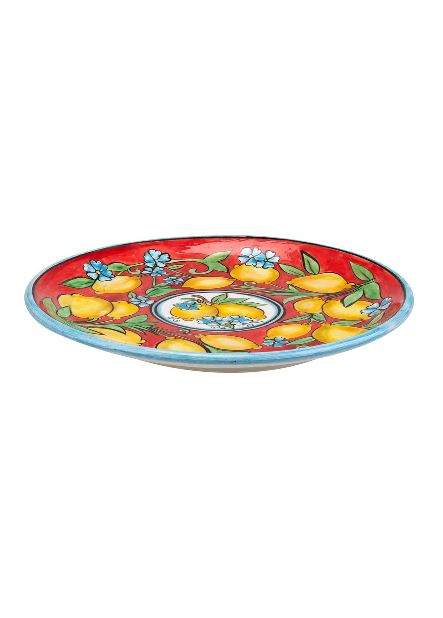 Seramik Kırmızı Yemek Tabağı 30cm
