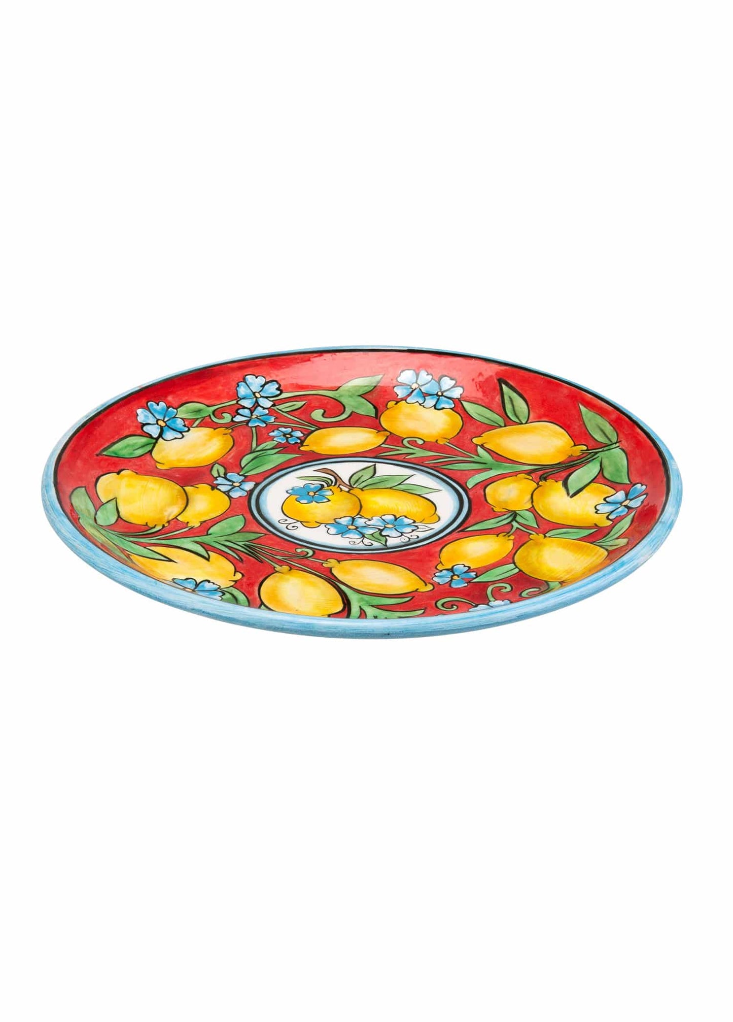 Seramik Kırmızı Yemek Tabağı 30cm