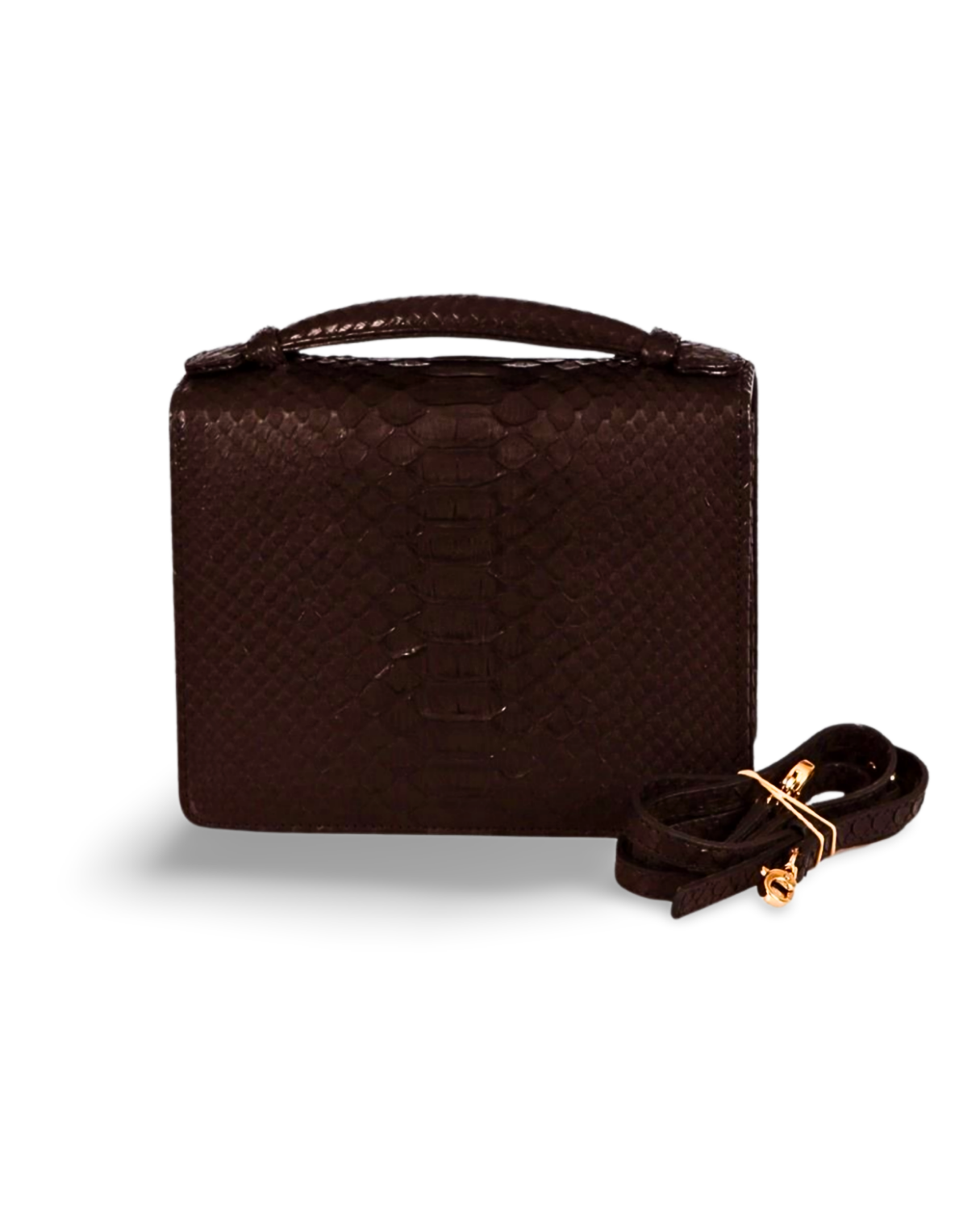 Annapolis Italian Python Leather Handbag