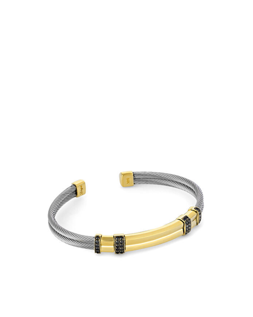 Auger Erkek Altın Cuff Bileklik