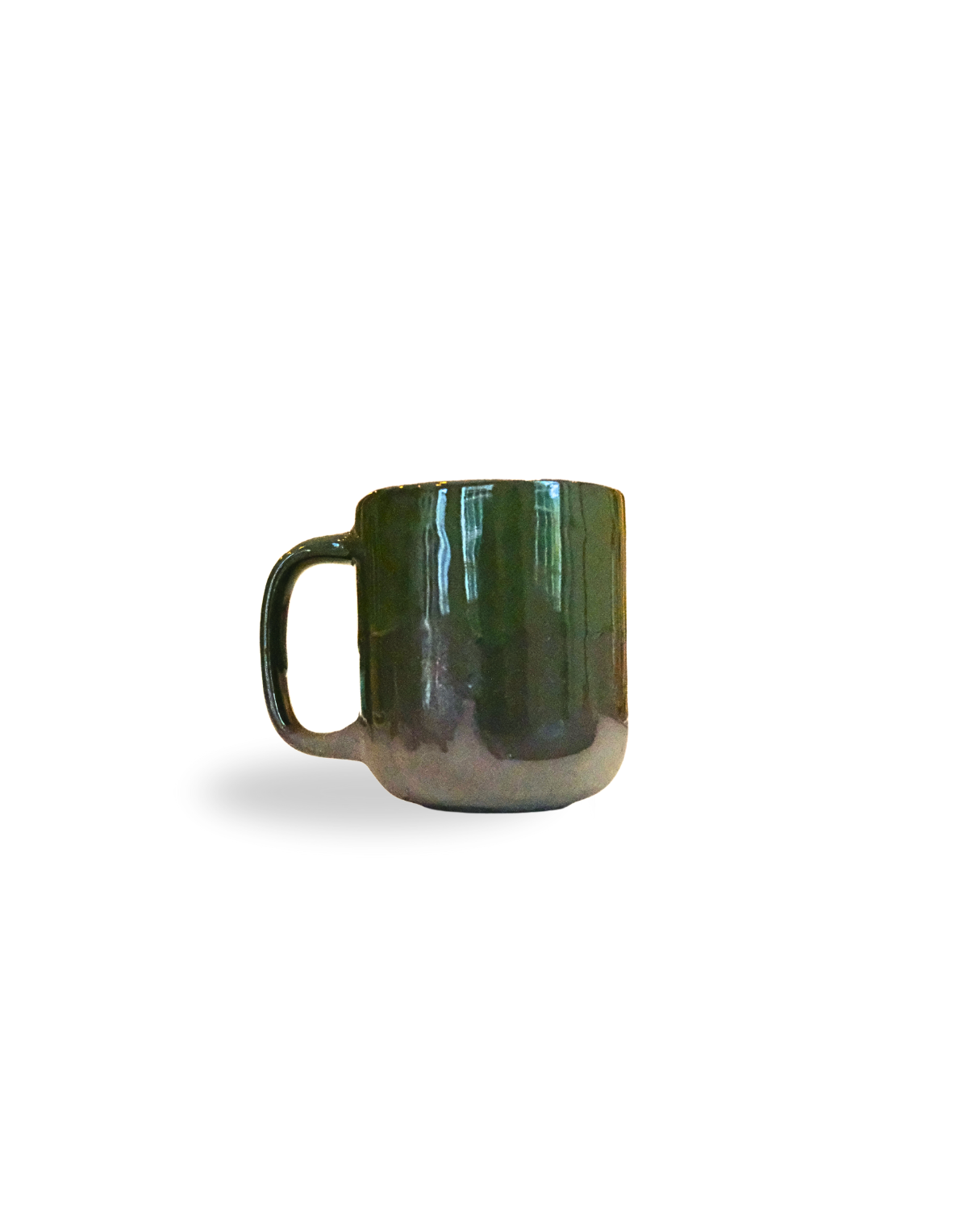 Forest Sip Handmade Green Mug