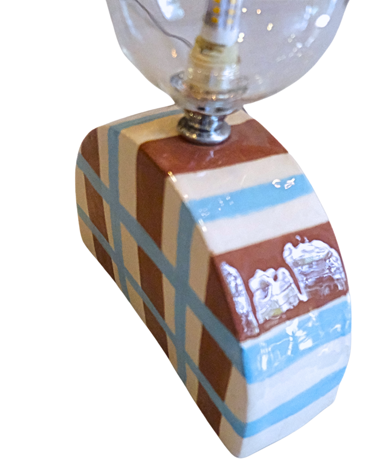 Gridplay Handmade Geometric Ceramic Lamp