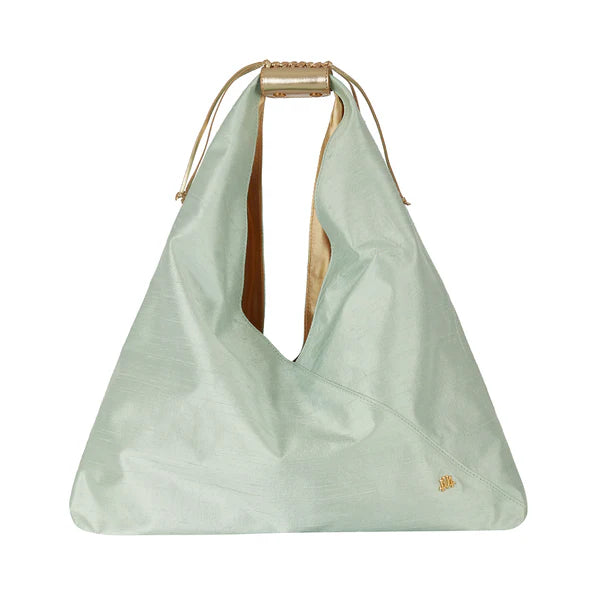 Mini Agnes In Mint Silk