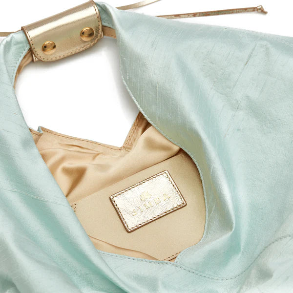 Mini Agnes In Mint Silk