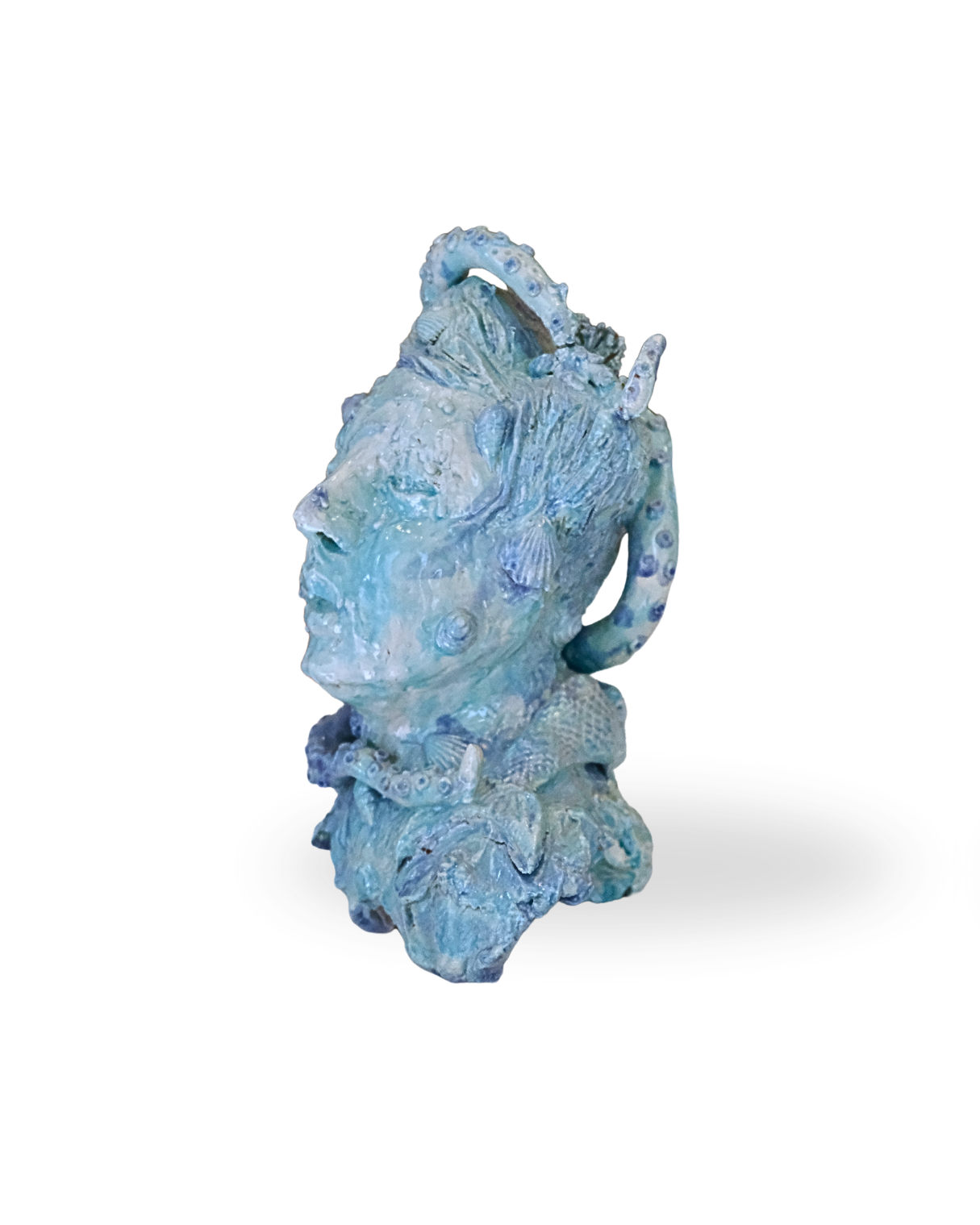Oceanmind Handmade Turquoise Bust Sculpture