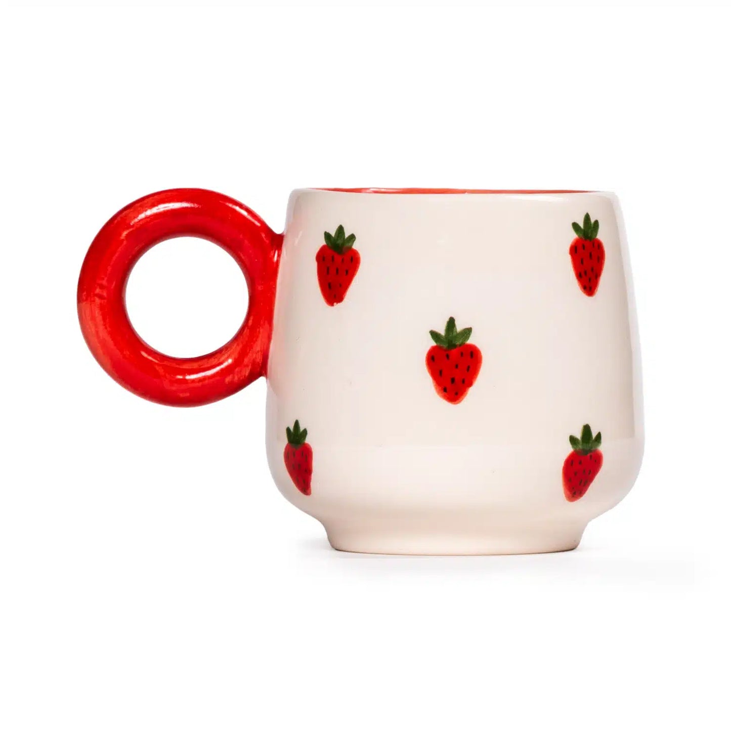 Petite Berry- Çilek Kulplu Mug