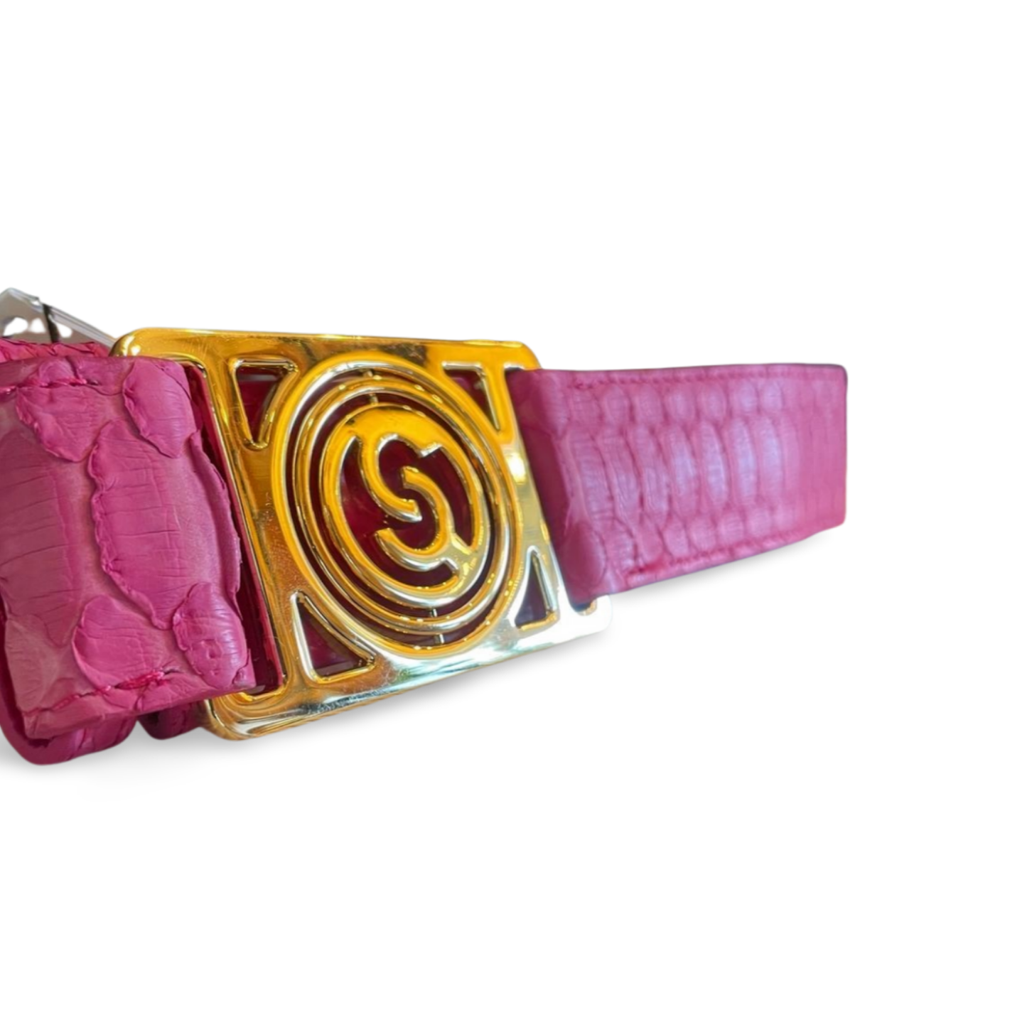 Roxan. Belt with Italian Python Leather