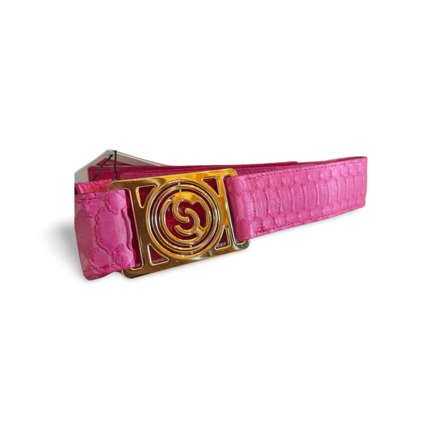Roxan. Belt with Italian Python Leather