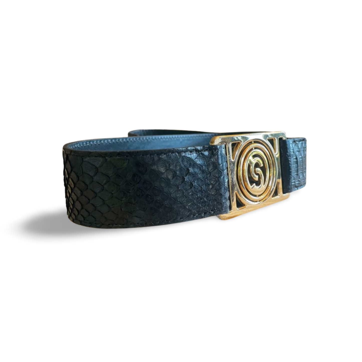 Roxan. Belt with Italian Python Leather