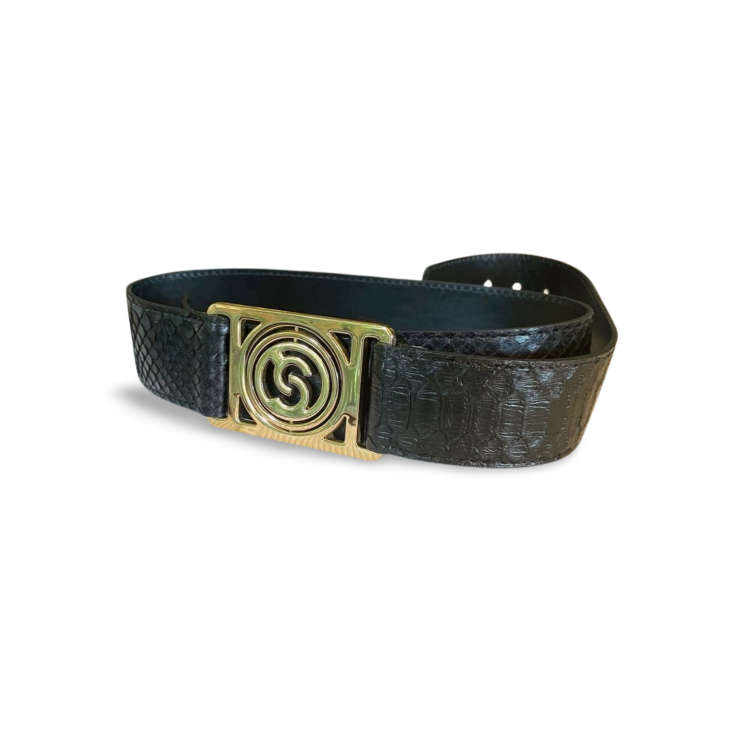 Roxan. Belt with Italian Python Leather