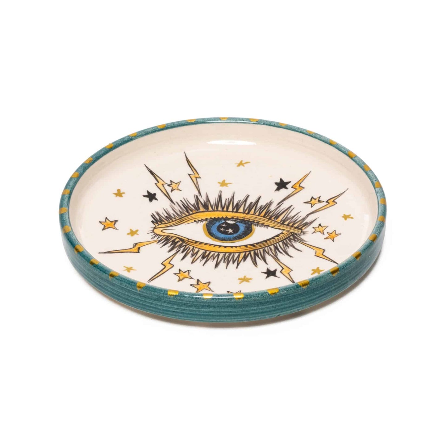 Signature Eye Seramik Green Mini Plate