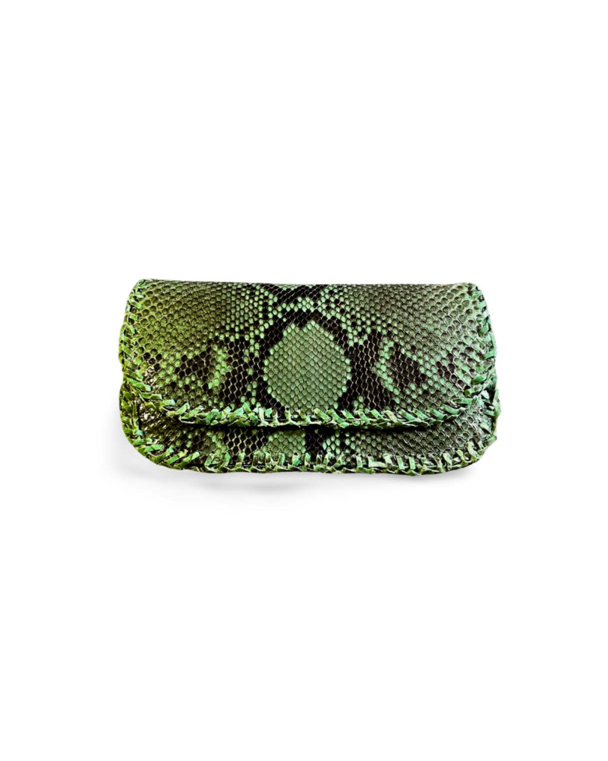 Milano Italian Python Clutch