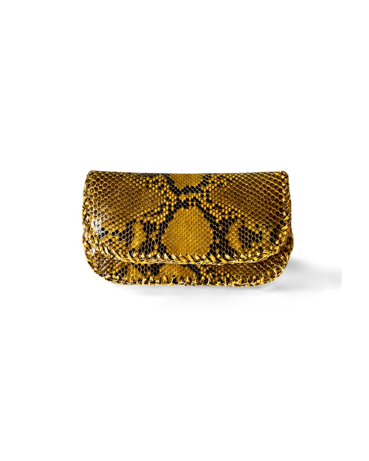Milano Italian Python Clutch