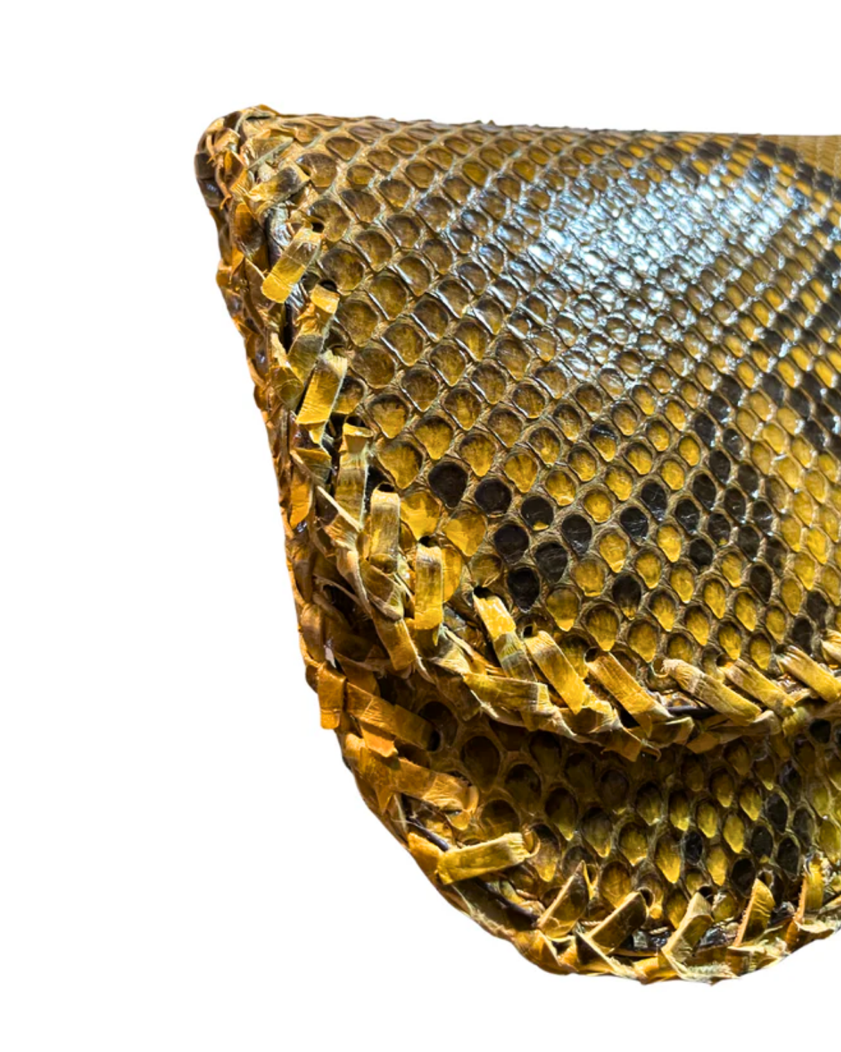 Milano Italian Python Clutch