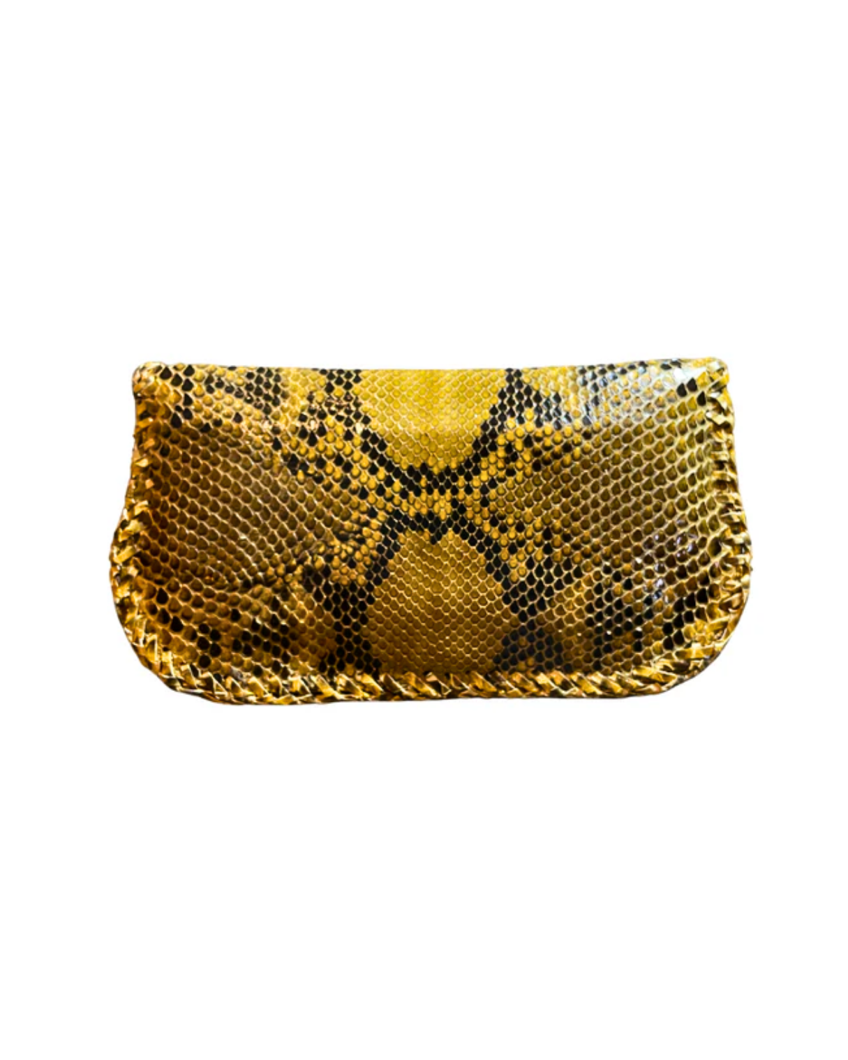 Milano Italian Python Clutch