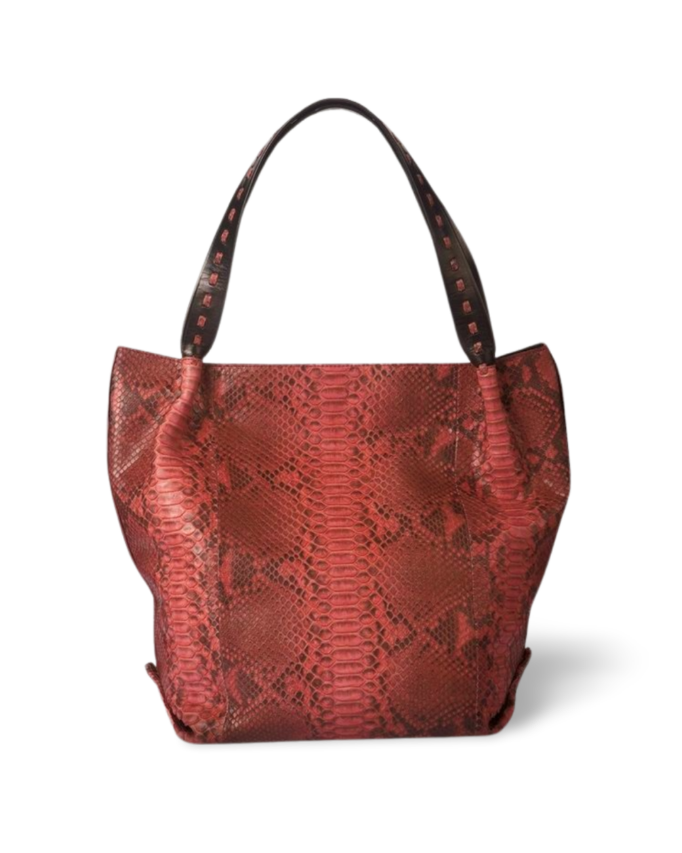 Texas Italian Python Leather Shoulder Bag
