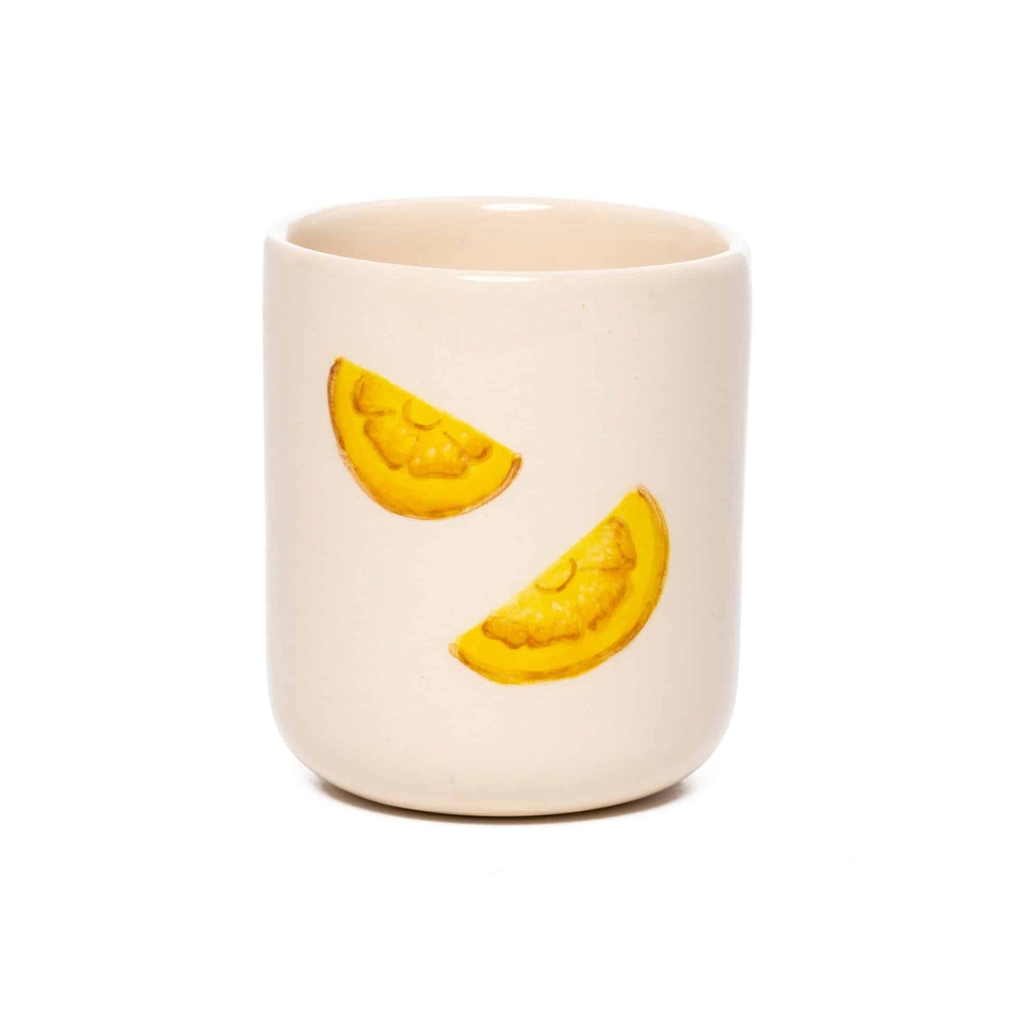 Two- Slice Lemons Handmade Seramik Mug
