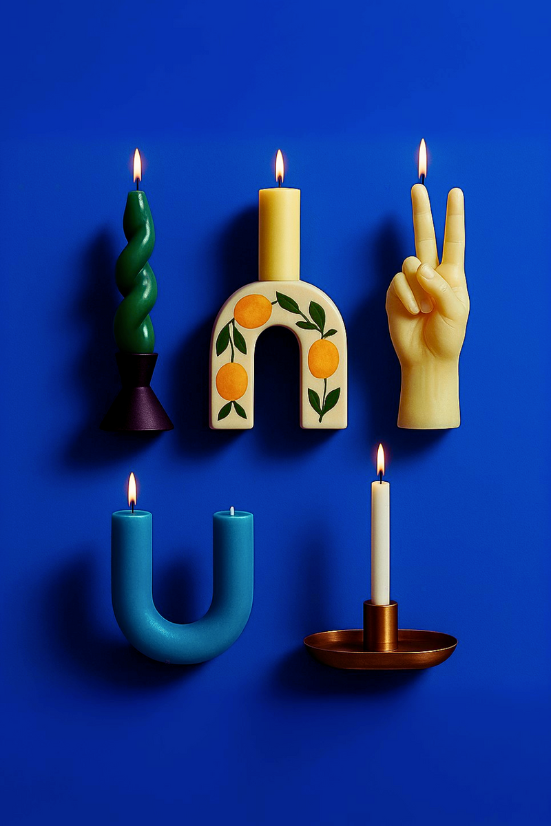 CANDLES & CANDLE HOLDERS