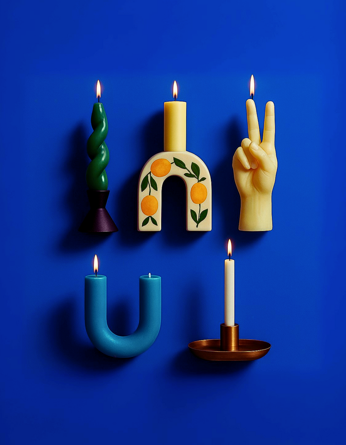 CANDLES & CANDLE HOLDERS