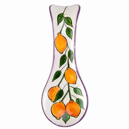 Limon Desenli Mor Kaşıklık