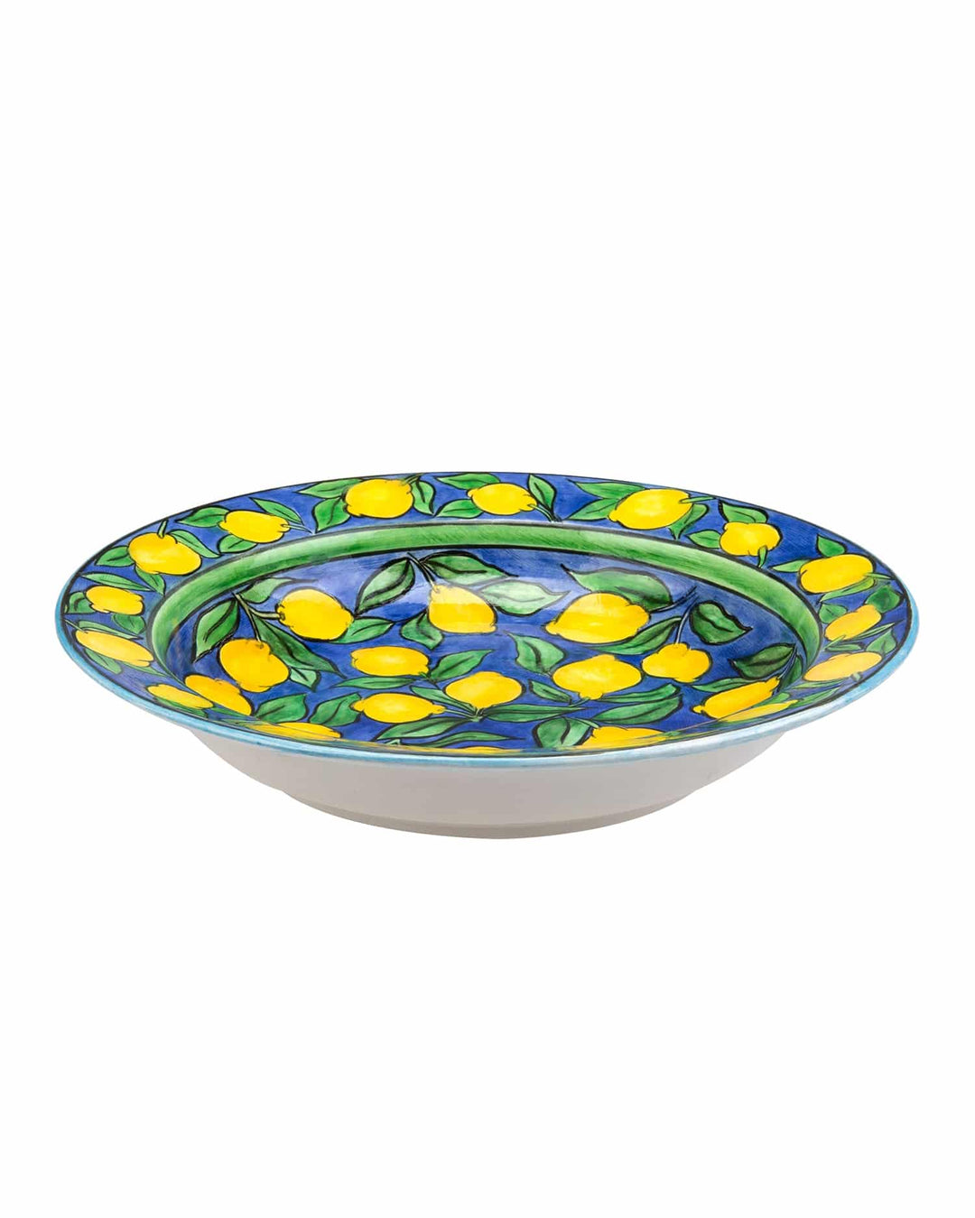 Amalfi Coast Handmade Blue Maxi Salad Bowl (35 cm)