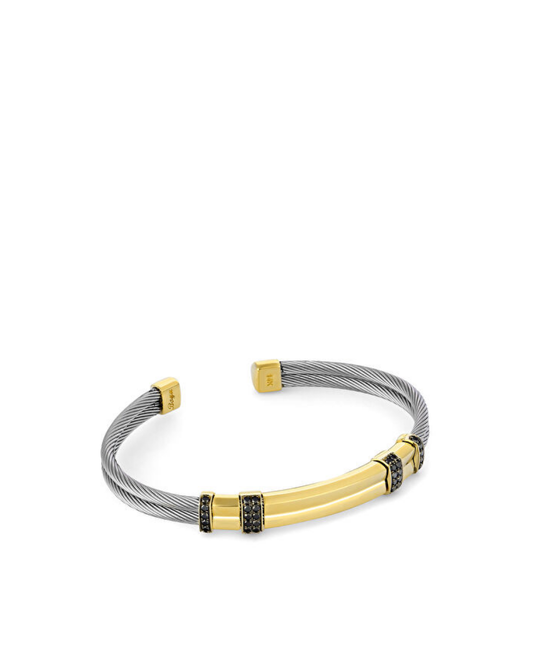 Auger Erkek Altın Cuff Bileklik
