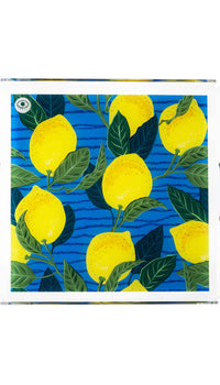 Blue Lemon Plexi Tepsi 33 x 33 cm