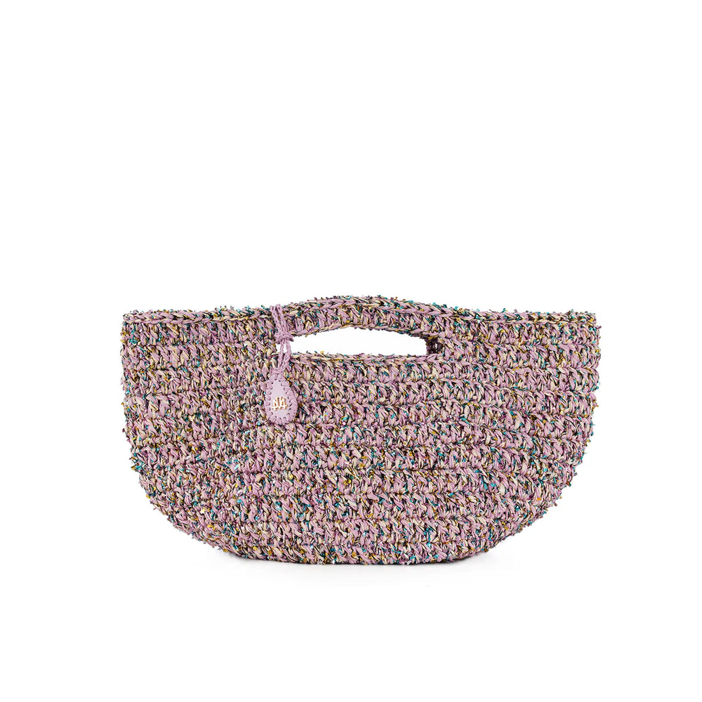 Capri In Lavender Basket Tote