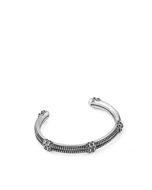 Cuff Bubble Chain Erkek Gümüş Bileklik