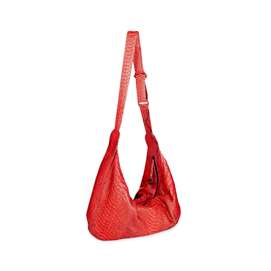 Orlando Italian Python Leather Handbag