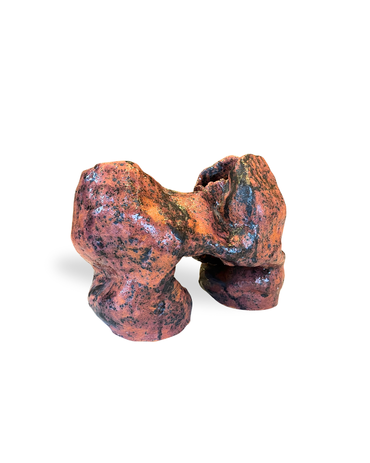 Emberflow Handmade Ceramic Rust Vase