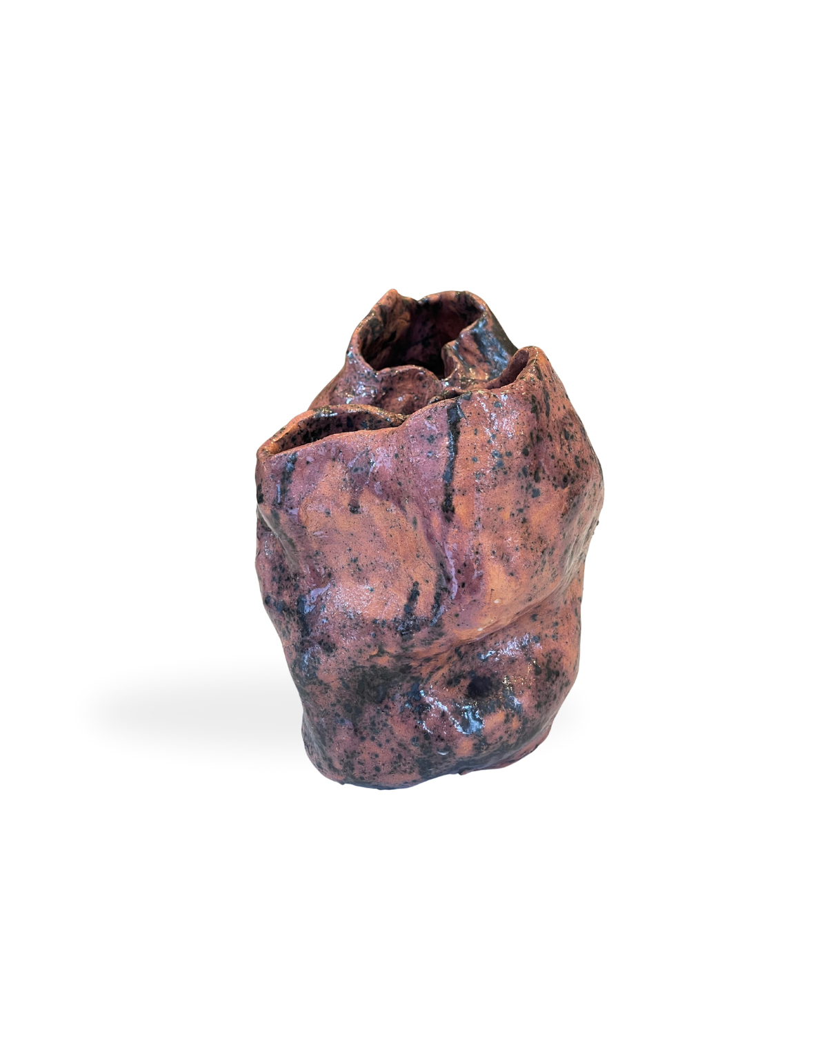 Emberflow Handmade Ceramic Rust Vase