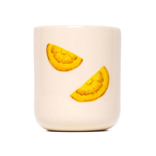 Two- Slice Lemons Handmade Seramik Mug