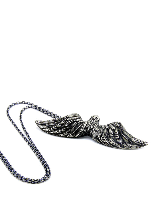 Flying Eagle Erkek Gümüş Kolye
