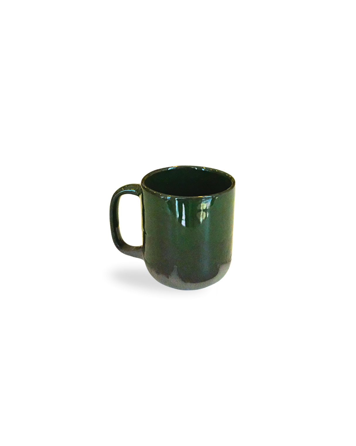 Forest Sip Handmade Green Mug