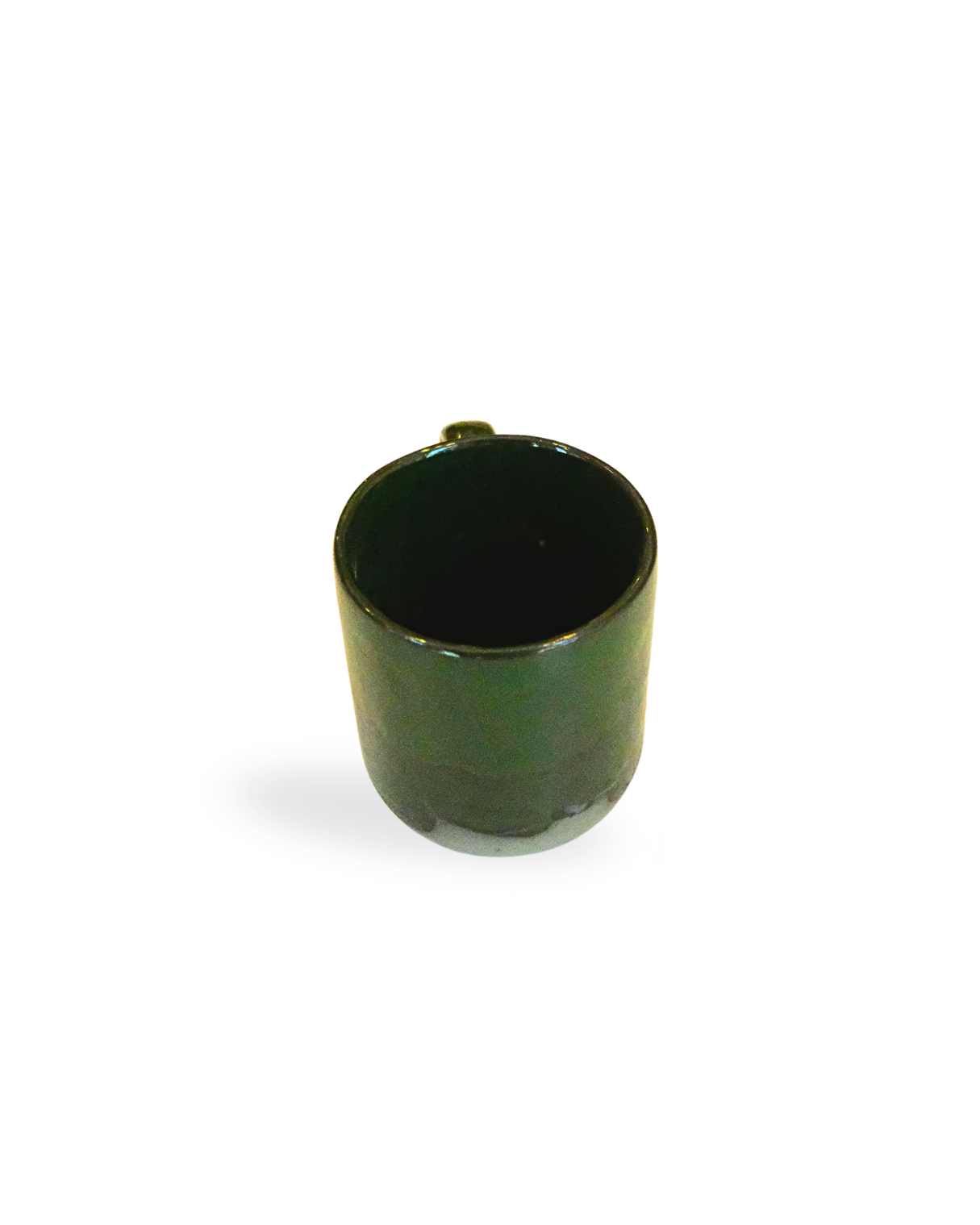 Forest Sip Handmade Green Mug