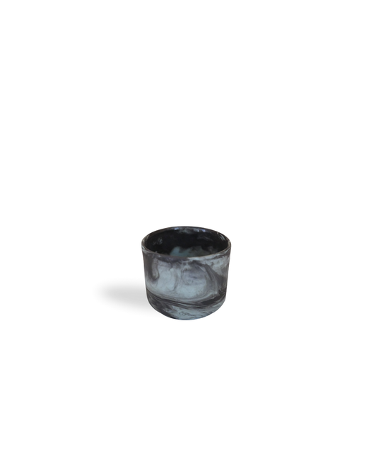 Frosted Sky Handmade White-Blue  Cup