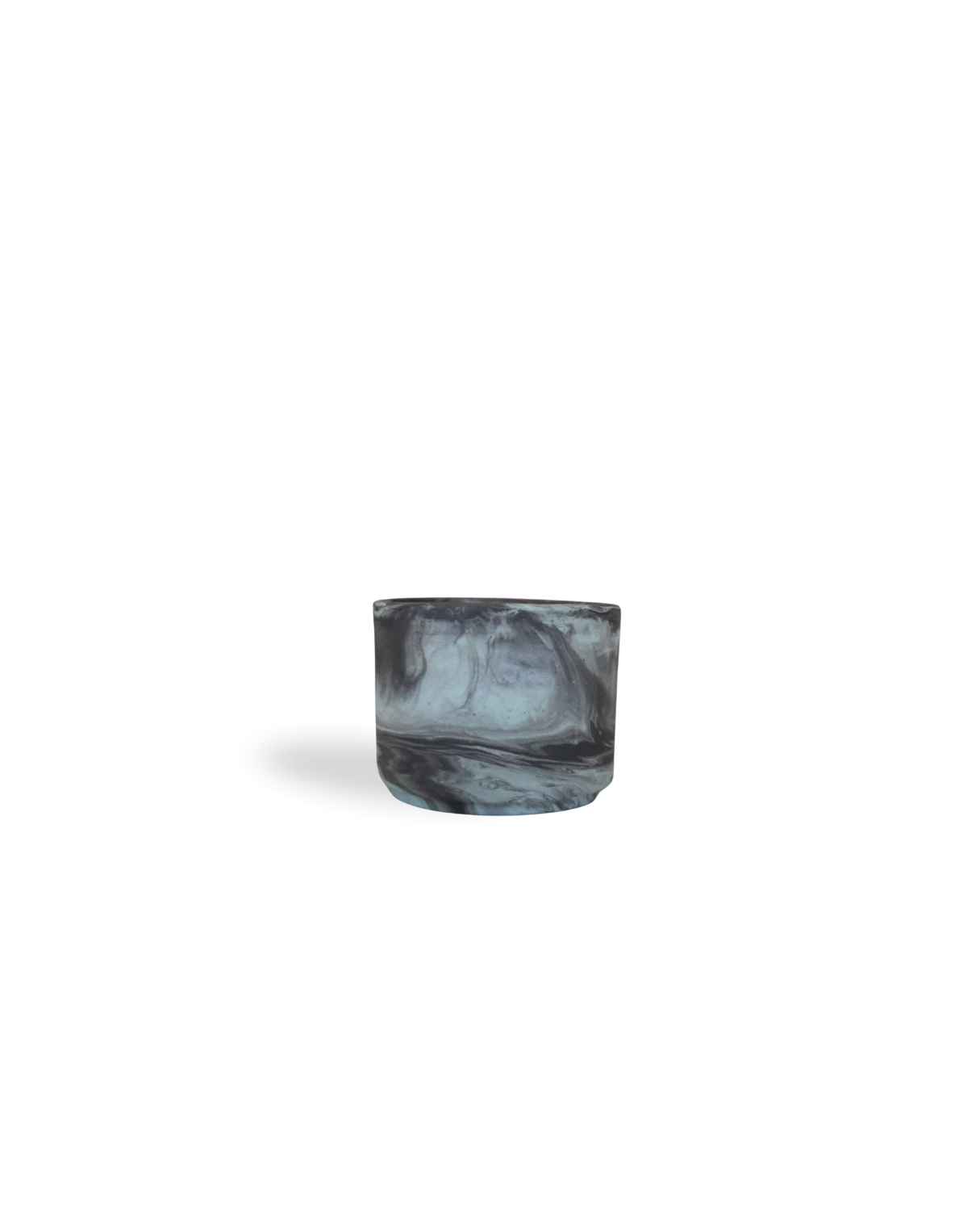 Frosted Sky Handmade White-Blue  Cup