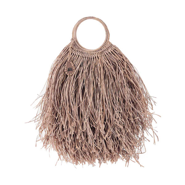 Ivy In Natural Fringe Bag