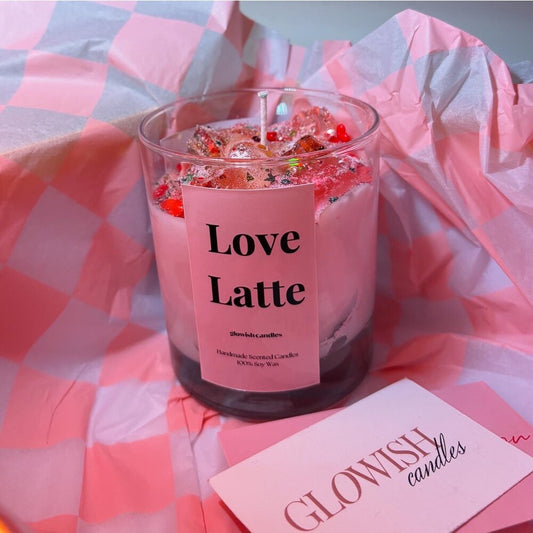 Love Latte Candle