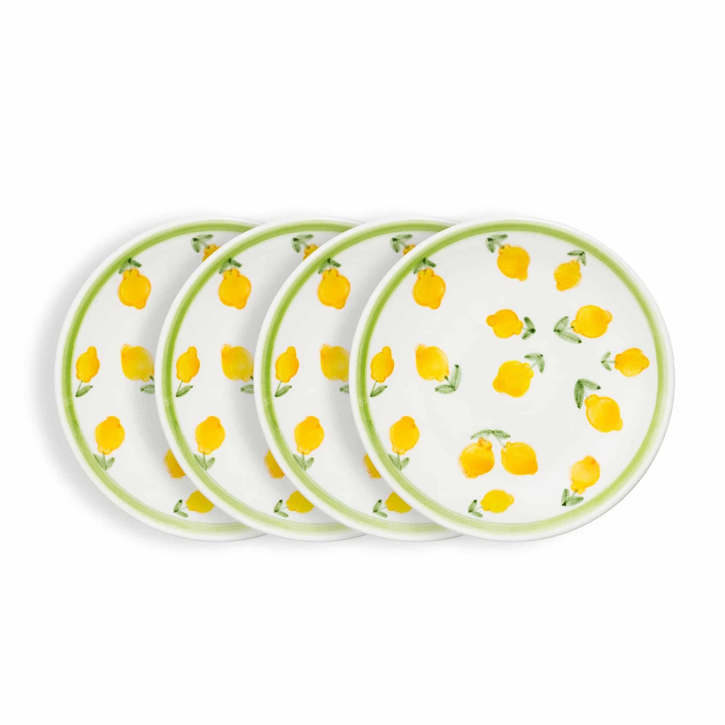 Lemon Splash  Çok Limonlu Pasta Tabağı 4’lü Set (18 cm)