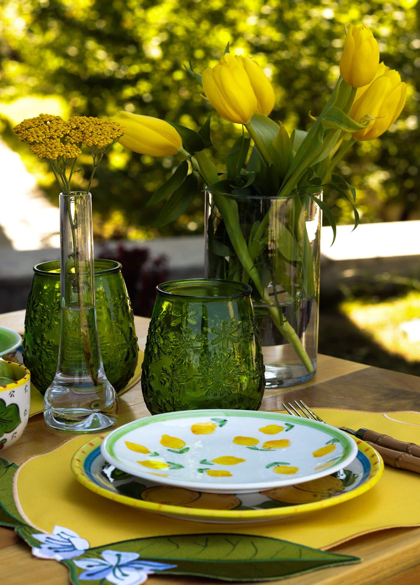 Lemon Splash Ceramic Çok Limonlu Pasta Tabağı (18cm)
