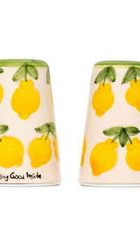 Lemon Splash Seramik Tuzluk Karabiberlik