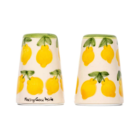 Lemon Splash Seramik Tuzluk Karabiberlik