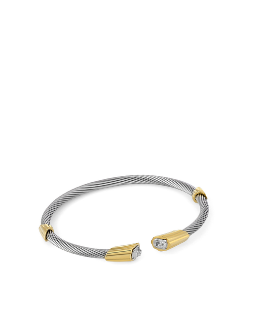 Lion Erkek 14K Altın Cuff Bileklik