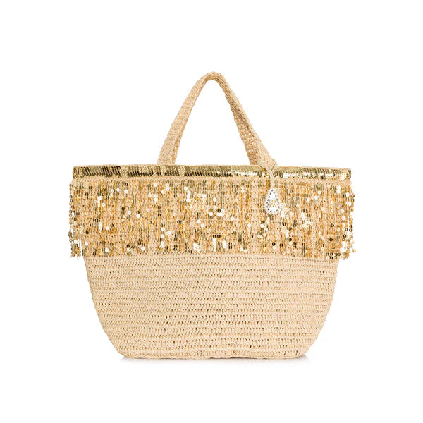 Maxi Loulou In Gold Sequin