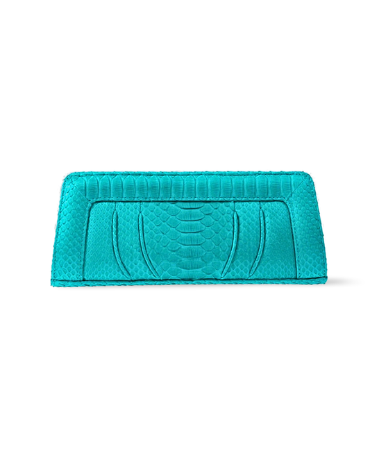 Malibu Italian Python Clutch
